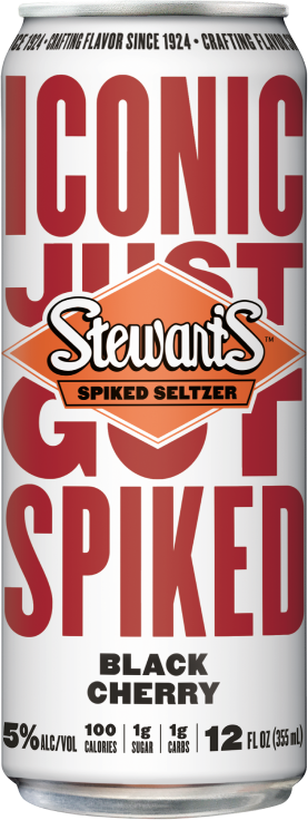 Stewarts Spike Seltzers - Black Cherry Flavor
